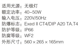 AJS16 防爆免维护无极灯(图2)